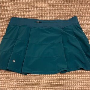 lululemon Pace Rival Mid-Rise Skirt Long Hawaiian Blue